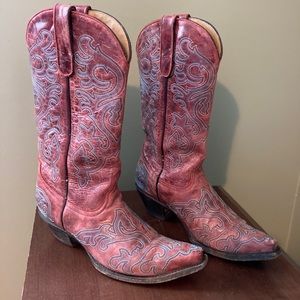 Cowboy boots.